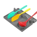 Silicone spoon rest