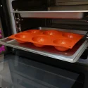 As silicone baking products, silicone baking molds are safe