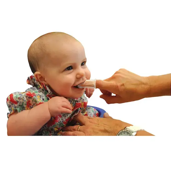What is silicone finger brush is made of?