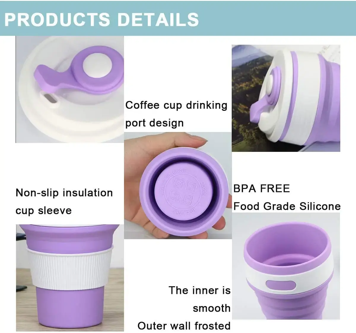silicone folding cup