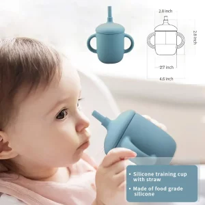 Silicone Baby Straw Cup