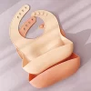 We are a baby silicone bib factory with 20 years of production experience. We have our own mold room, a professional engineering team, free samples, and fast delivery.