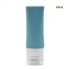 Cosmetic 60ml 80ml Food Grade Silicone Squeeze Leak Proof Shampoo Travel Silicone Bottle.