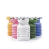 Bpa Free 550ml Sport Gym Travel Outdoor Silicone Collapsible Sports Foldable Water Bottles With Custom Logo.
