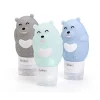Silicone travel bottle set