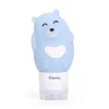 Cartoon Squeezable Cosmetic Refillable Bottles Silicone Travel Containers For Travelling