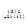 Wholesale 12mm Print Bpa Free Baby Teether Bead Food Grade Soft Baby Teething Pacifier Clip 12mm Chew Silicone Letter Beads