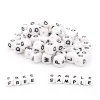 Silicone letter beads bulk