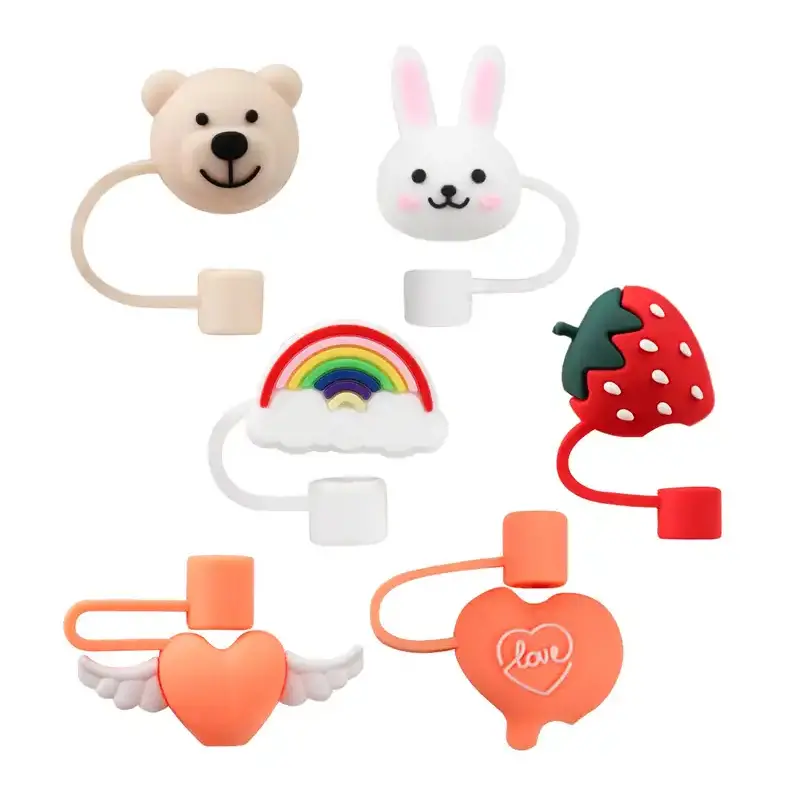 Straw Cover Silicone Lid Cover