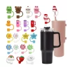 Silicone straw lid