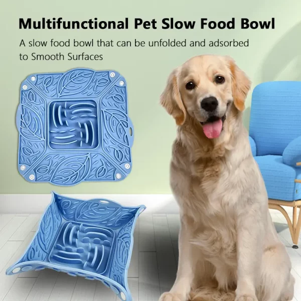 Silicone pet bowl mat