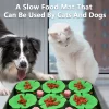 Dog bowl mat