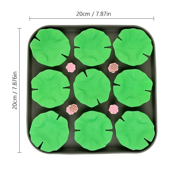 Dog bowl mat