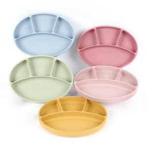 Silicone Suction Plate or Bowl – Strong grip prevents spills