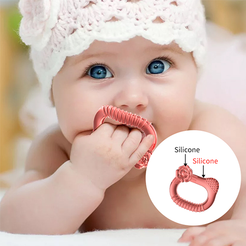 baby silicone teether