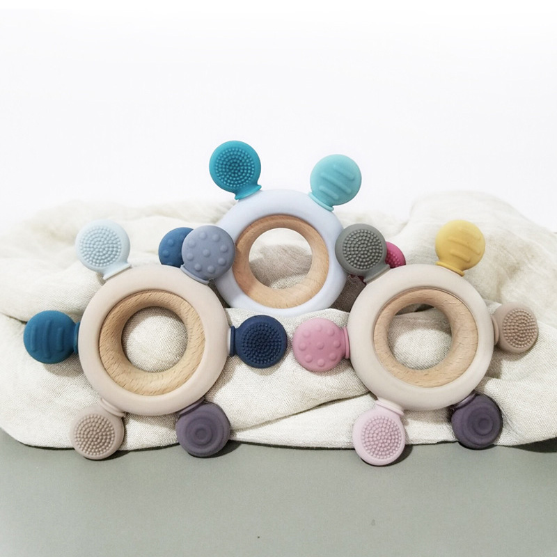 silicone teether cartoon