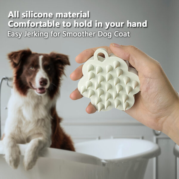 Soft Silicone Pet Grooming Brush