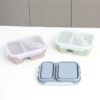 Made from BPA-free, FDA-approved silicone, this lunch box is non-toxic, odorless, and safe for food contac