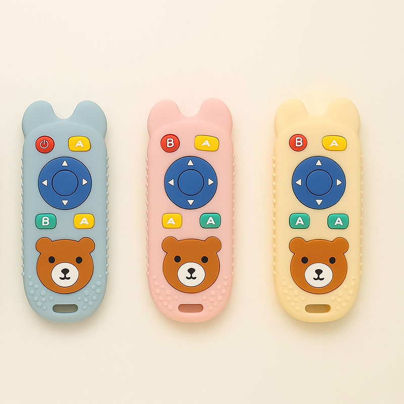 Silicone Baby Teething Remote Control Toy | Safe, Fun & Easy-to-Hold ...