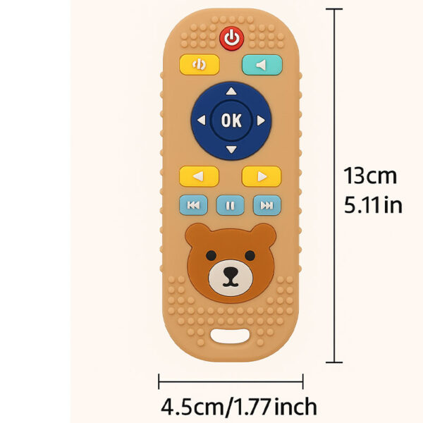 Silicone Baby Teething Remote Control Toy | Safe, Fun & Easy-to-Hold ...