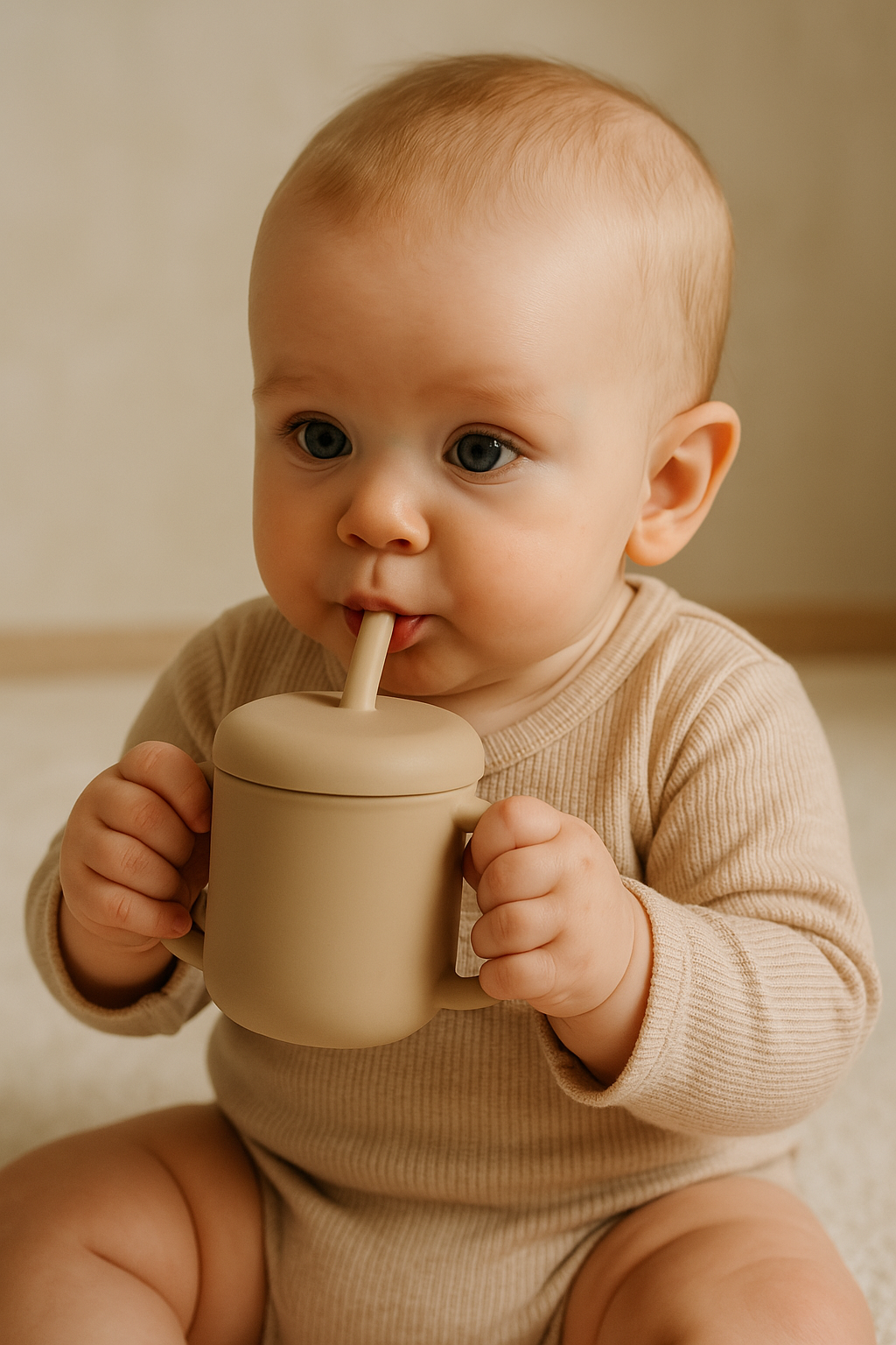 Silicone Baby Straw Cup
