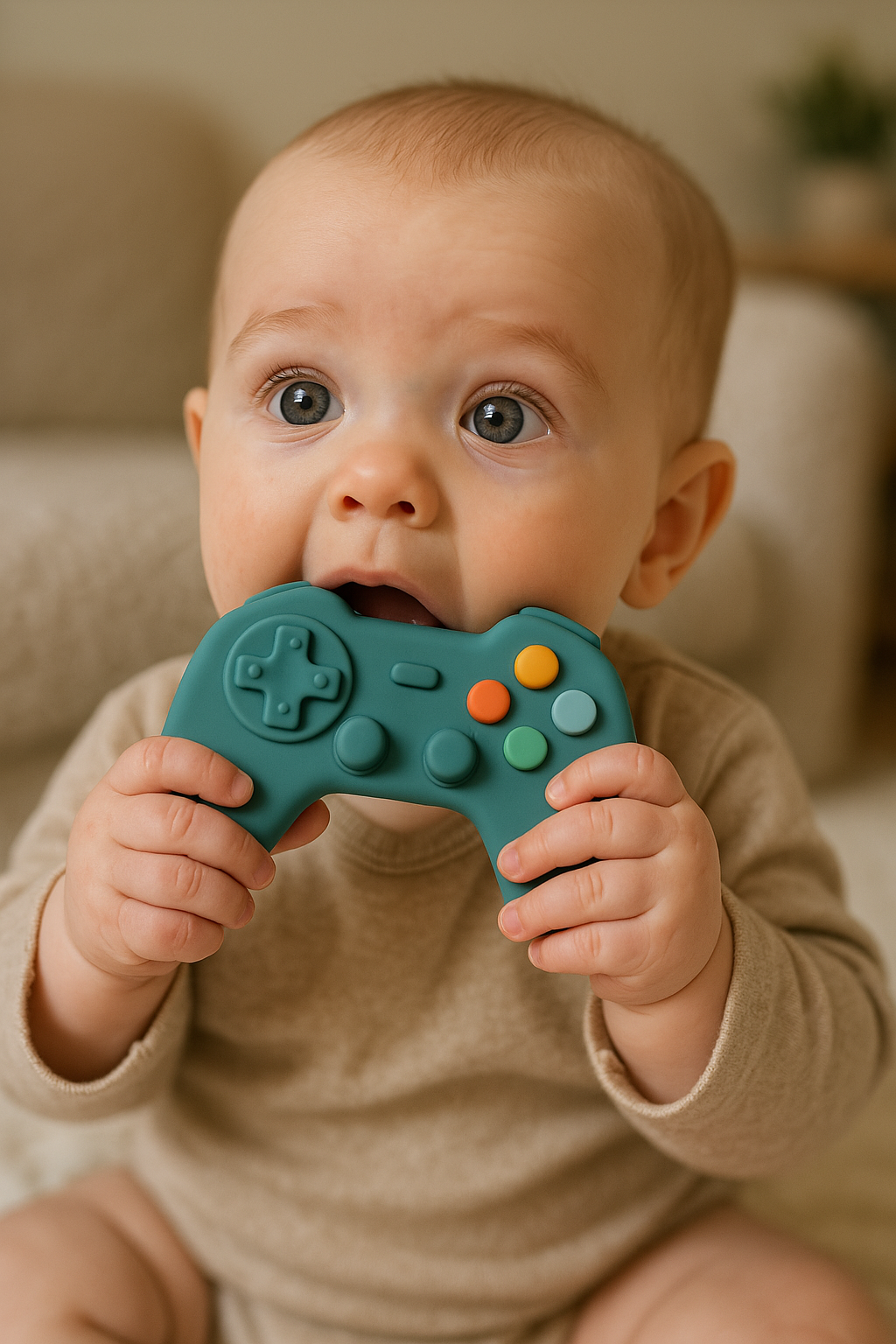 the 2025 Silicone Baby Game Controller Teether