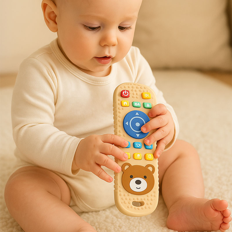 Silicone Baby Teething Remote Control Toy