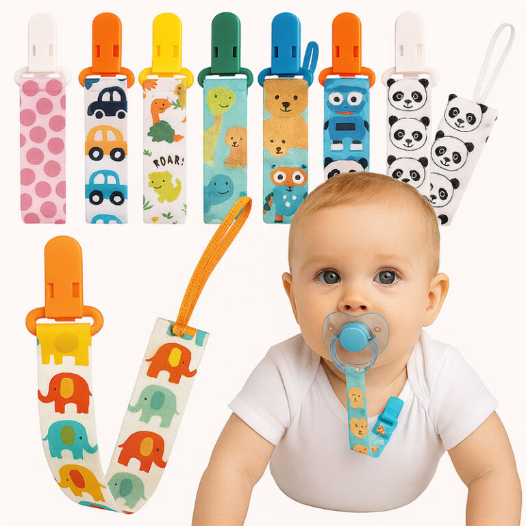 Baby Pacifier Clip & Dummy Chain, designed for modern parents who want safety, style, and peace of mind.