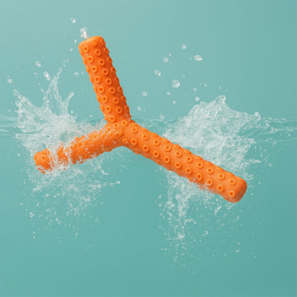 Y‑Shaped Silicone Sensory Chew Teether