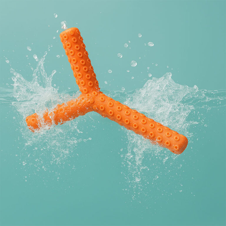 Y‑Shaped Silicone Sensory Chew Teether