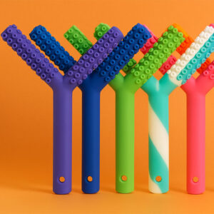 Y-Shaped Silicone Sensory Teether