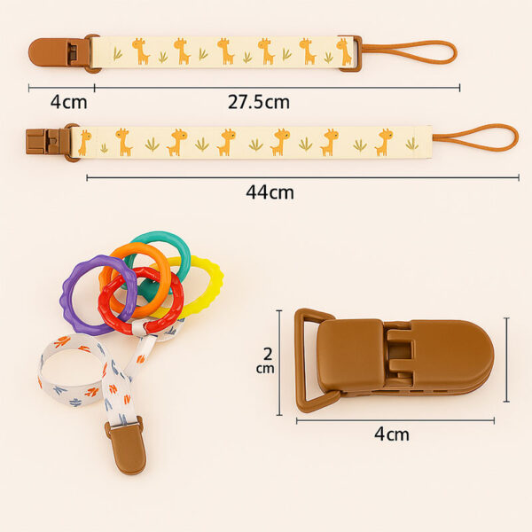 Baby Pacifier Clip & Dummy Chain, designed for modern parents who want safety, style, and peace of mind.
