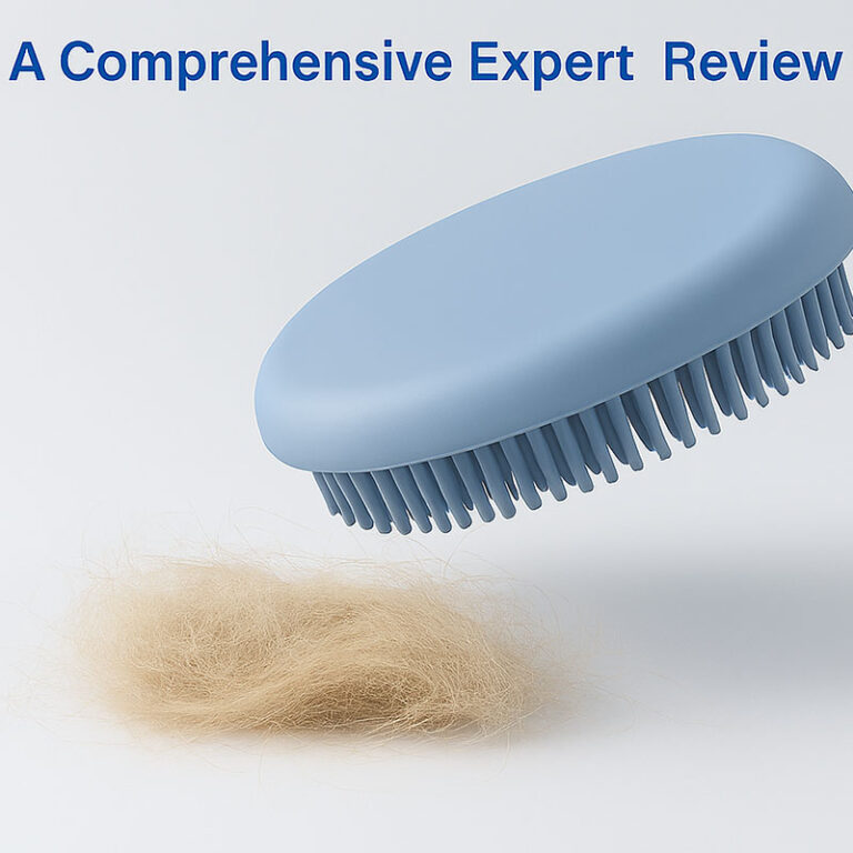 Designed to conform to the pet’s body contours, providing gentle yet effective grooming.