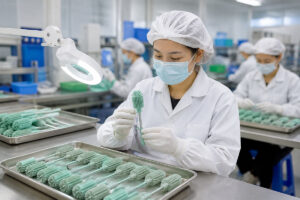Production of Silicone Bottle Brushes