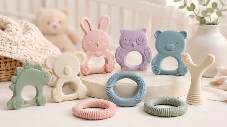 Custom silicone baby teether OEM manufacturer
