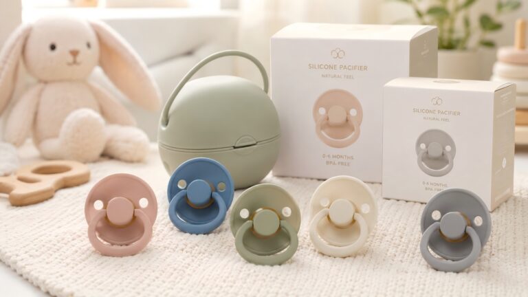 Custom silicone pacifier OEM manufacturing