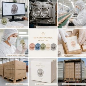 Silicone baby product factory quality inspection