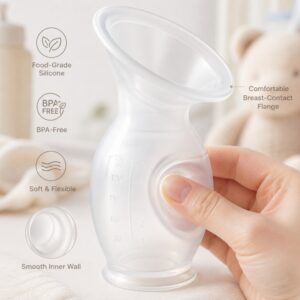 Food grade silicone breast pump material