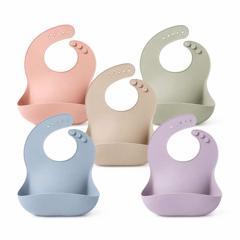 Custom silicone baby bib