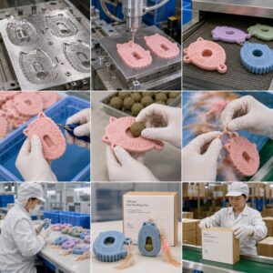 Silicone cat teething toy manufacturing process