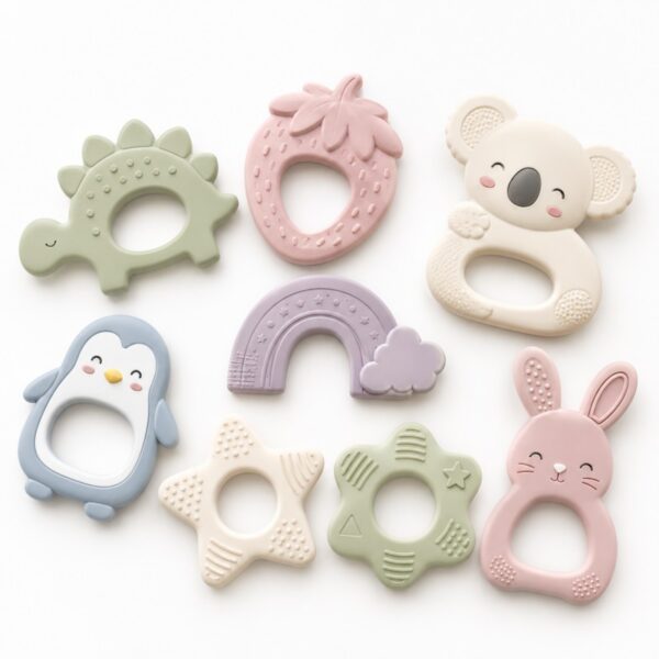 Custom silicone baby teether manufacturer