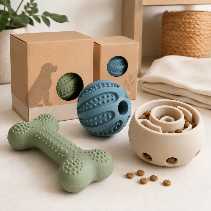 Custom silicone dog chew toy manufacturing