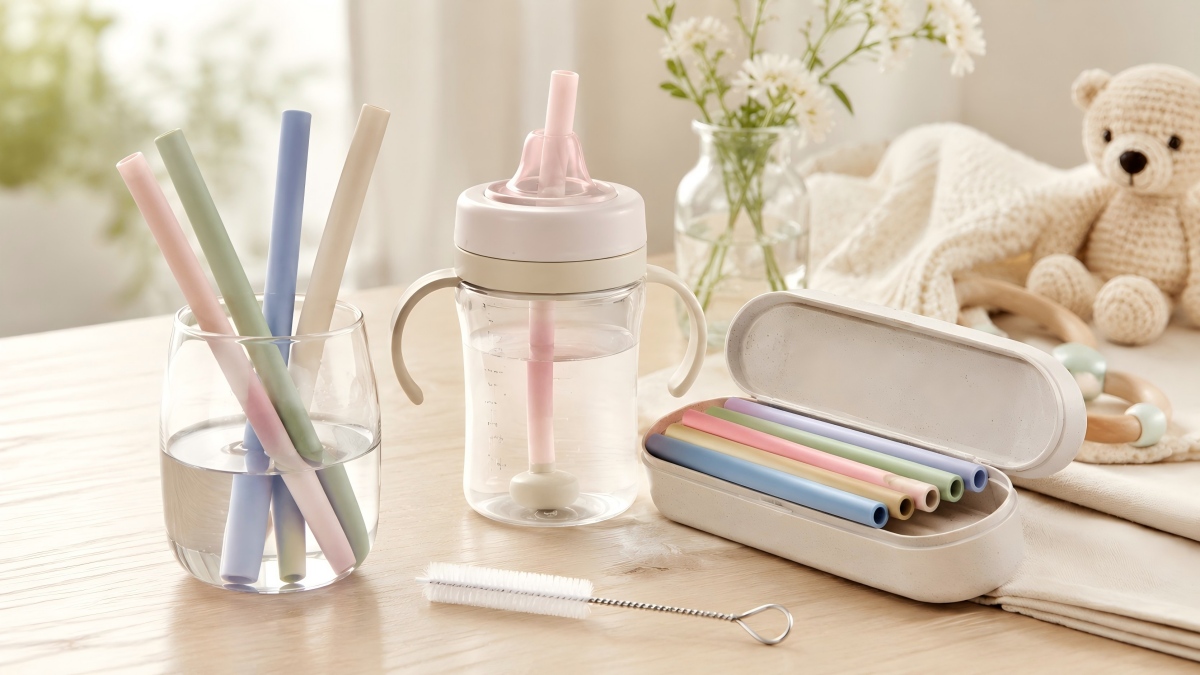 Custom silicone straw manufacturing