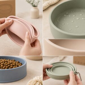Food grade silicone pet feeding bowl material