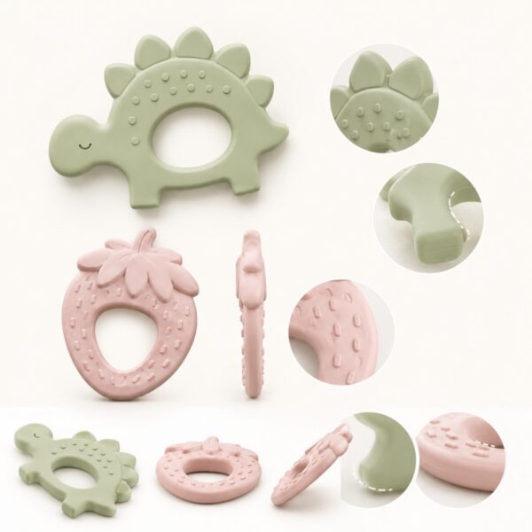 Food grade silicone baby teether material