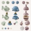 Silicone cat teething toy structure design