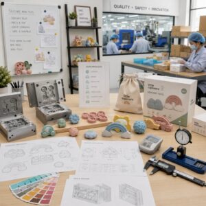Silicone mini toy product development