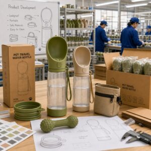 Silicone outdoor pet travel product development