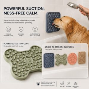 Silicone pet lick mat suction cups