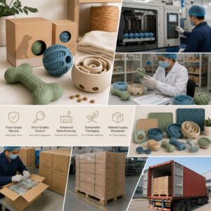 Silicone pet products factory